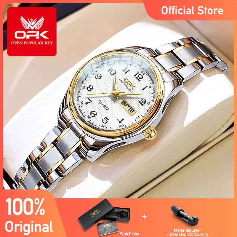 OPK 8110 Watch For Women Quartz Watch Waterproof Classic Luxury Brand Ladies Watch Stainless Steel Strap Watches Reloj Mujer