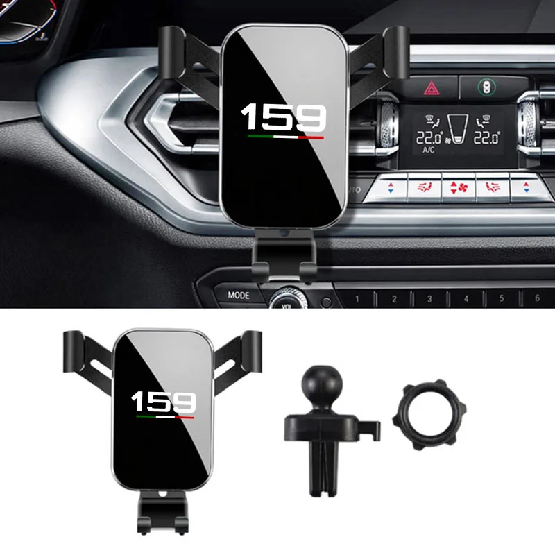 ABS Car Gravity Phone Holder Air Vent Clip Mount Mobile Cell Stand Smart phone GPS Holder For Alfa Romeo 159 Car Accessories