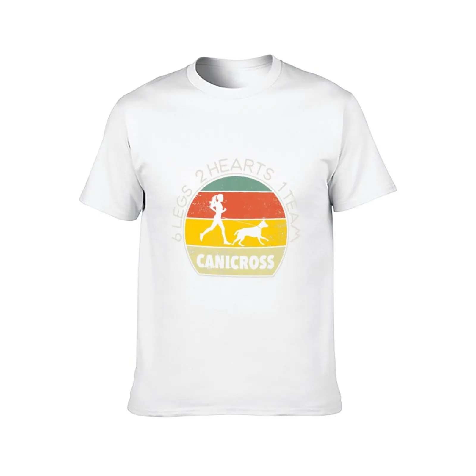 Canicross I Running, Jogging Running With Dog T-Shirt t shirt man cotton t shirts for man slim fit T-Shirt