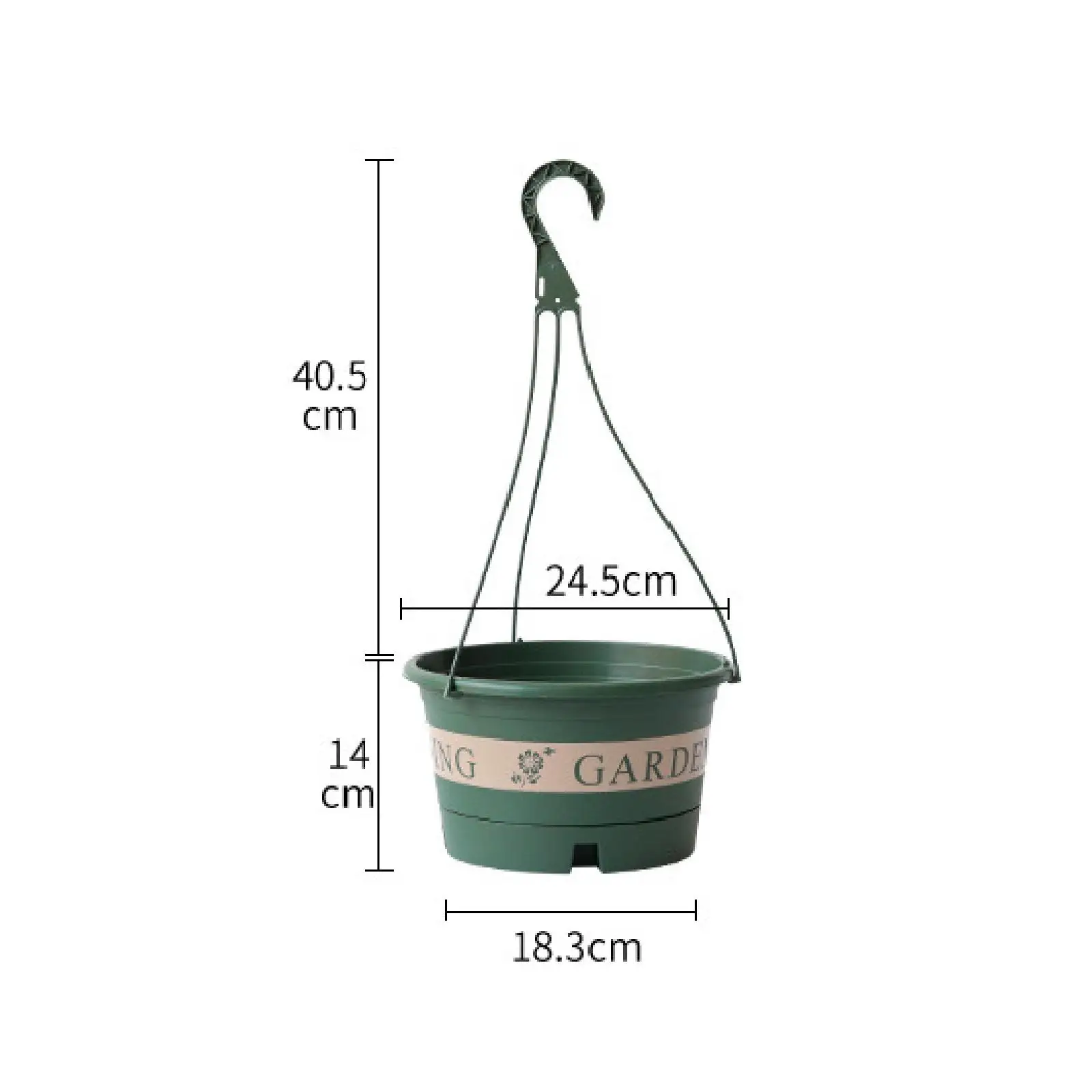 Hanging Planters Holiday Gift Bonsai Pot Drainage Holes Container Hanging Basket Planter for Indoor Windowsill Outdoor Home