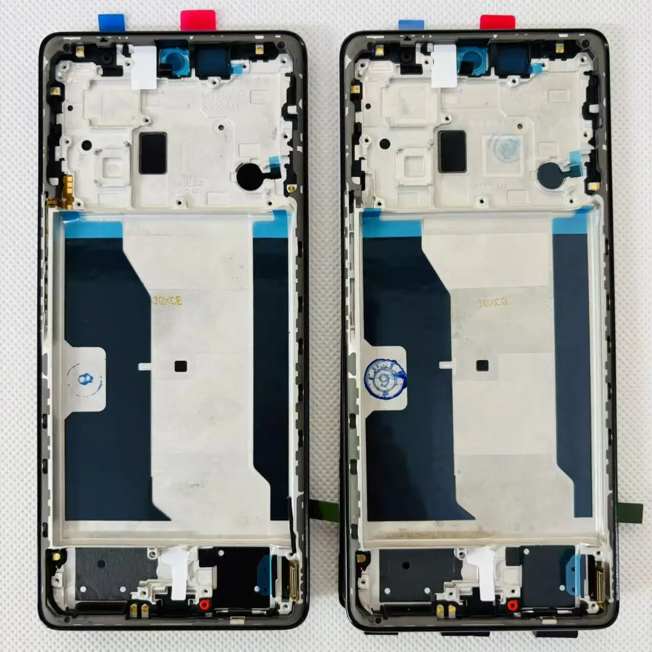 AMOLED 6.78'' 정품 새제품 vivo V40 Lite V2341용 곡면 LCD 디스플레이 스크린 + 터치 패널 디지타이저 어셈블리 (프레임 포함)