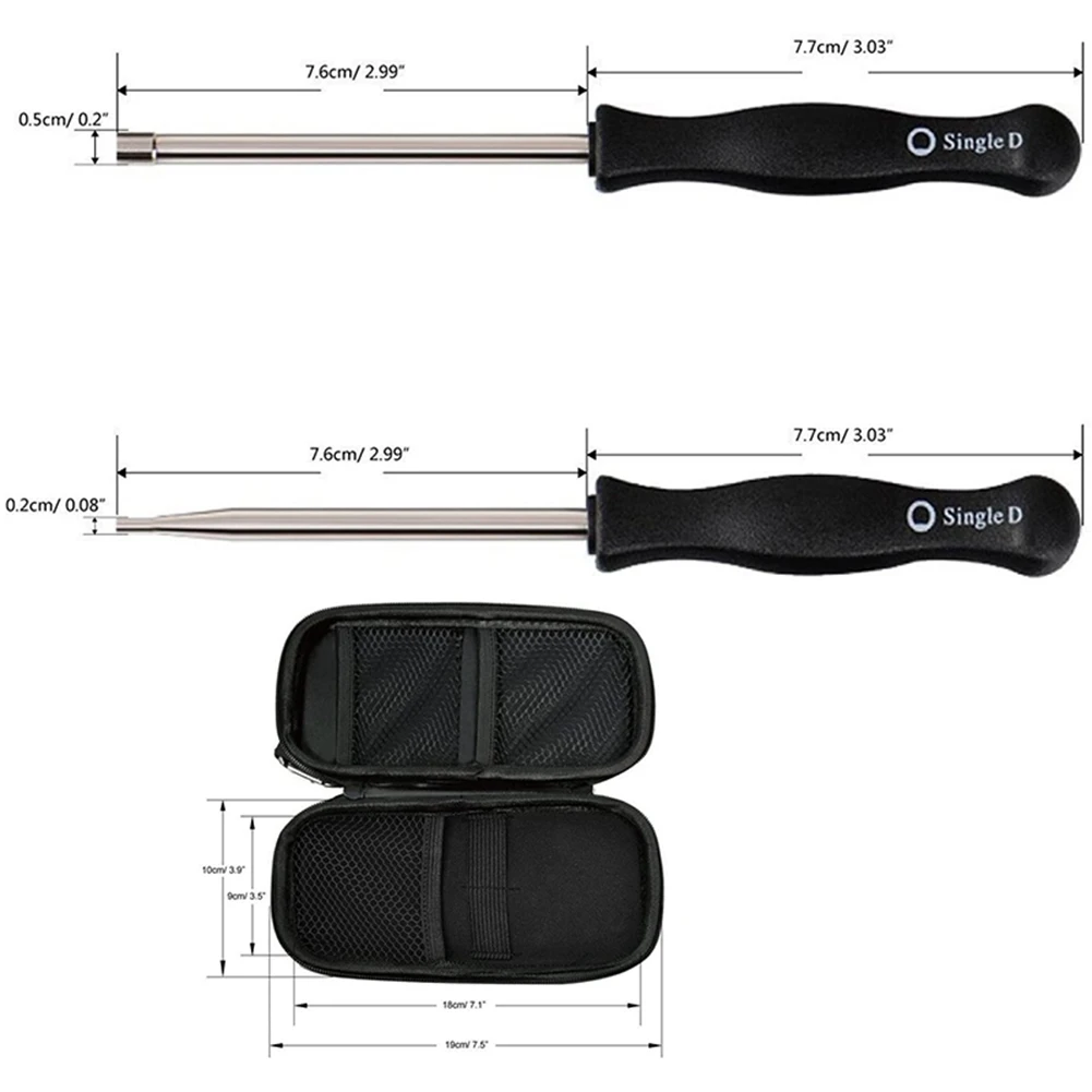 AB11-Carburetor Adjusting Tools For 2 Cycle Small Engine Chainsaw Weed Eater Troy Bilt Etc With Bag,Brush