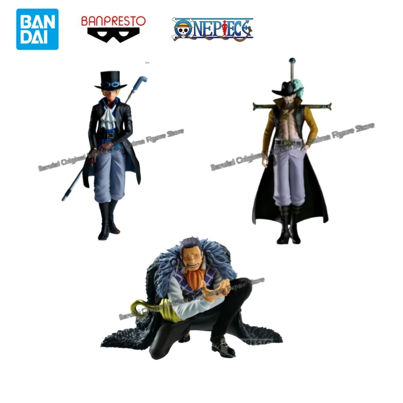 

Bandai In Stock Original Box Garage Kit One Piece Sir Crocodile Sabo Dracule Mihawk Anime Characters Collectible Action Figure