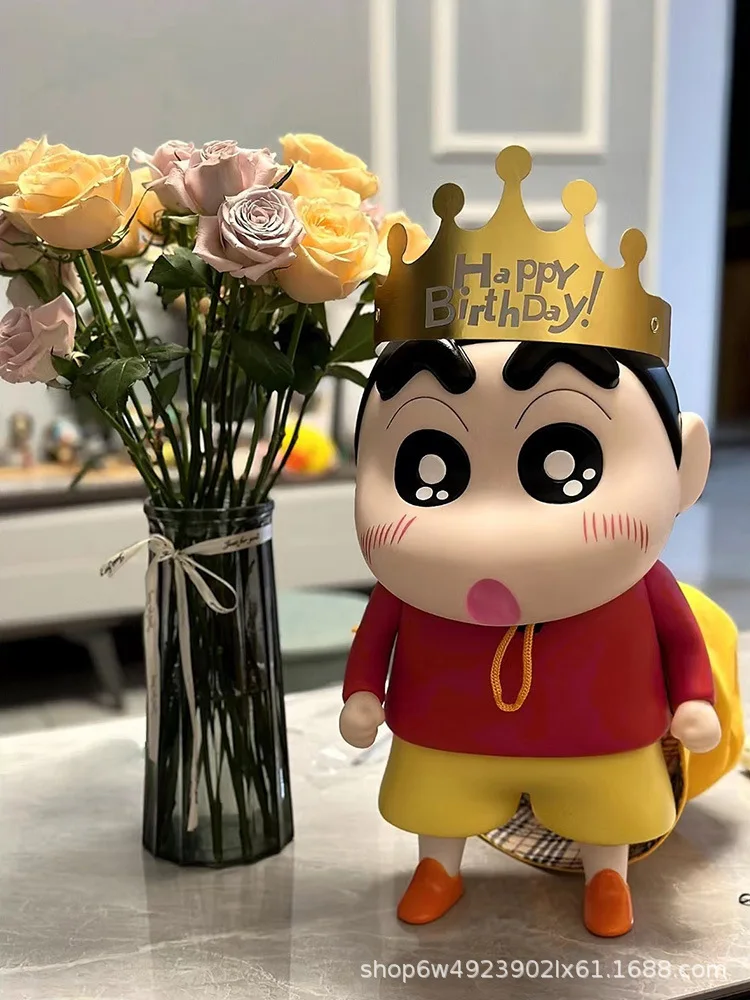 

2026 Crayon Shi-Chan Handmade 1:1 Super Large Ornament Trendy Play Nohara Shinnosuke Little White Kui Peripheral Series Gifts