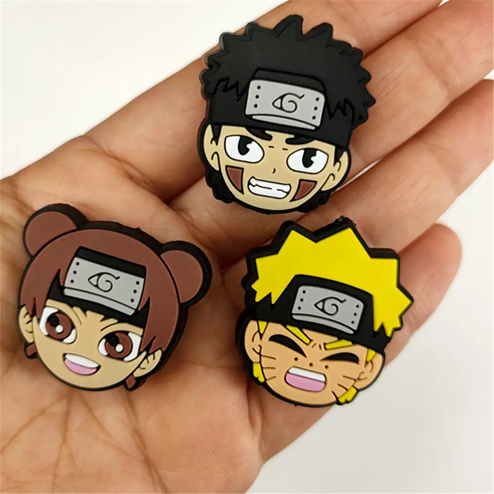 5pcs cartoon PVC Naruto Focal Beads for DIY bracelet necklace anklet pen Accessories