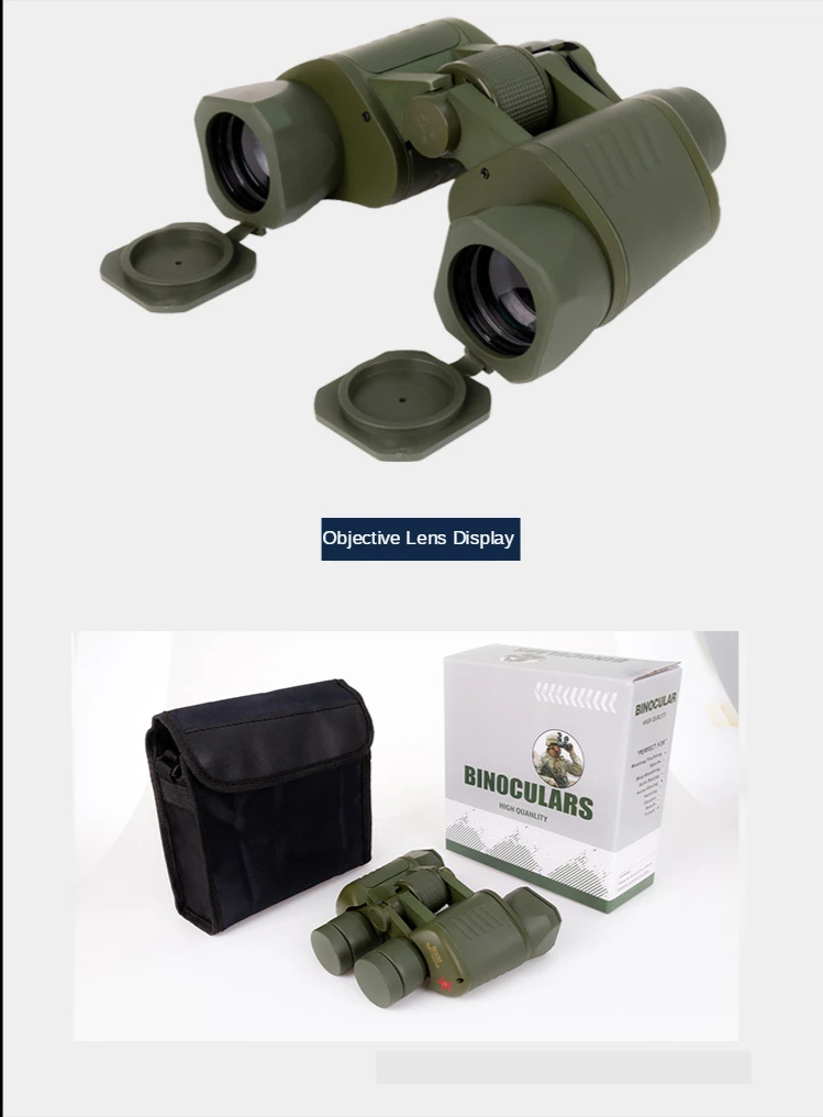 50x50 HD Leistungsstarkes Fernglas 2000M Weitreichendes Faltbares Mini-Teleskop BAK4 FMC Optik Für Jagd Sport Outdoor Camping Reisen – Detail 15