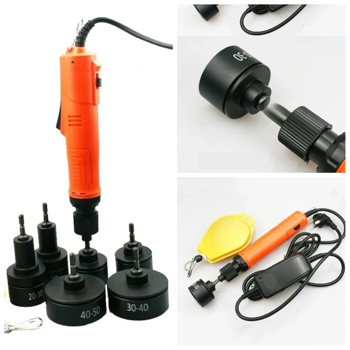 Semi-Automatic Electric Bottle Capping Machine, Manual Operated Vial Cap Screwing Sealer for Plastic Bottles