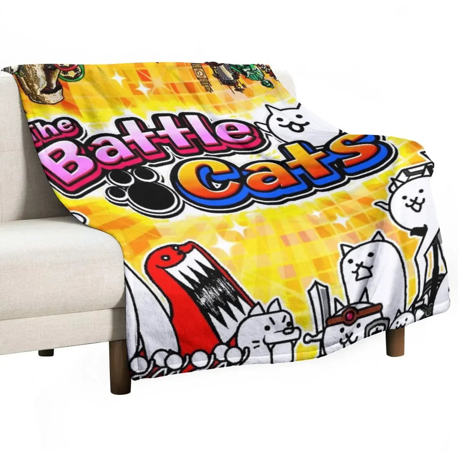 Battle Cats Throw Blanket christmas gifts Hairys Vintage Blankets