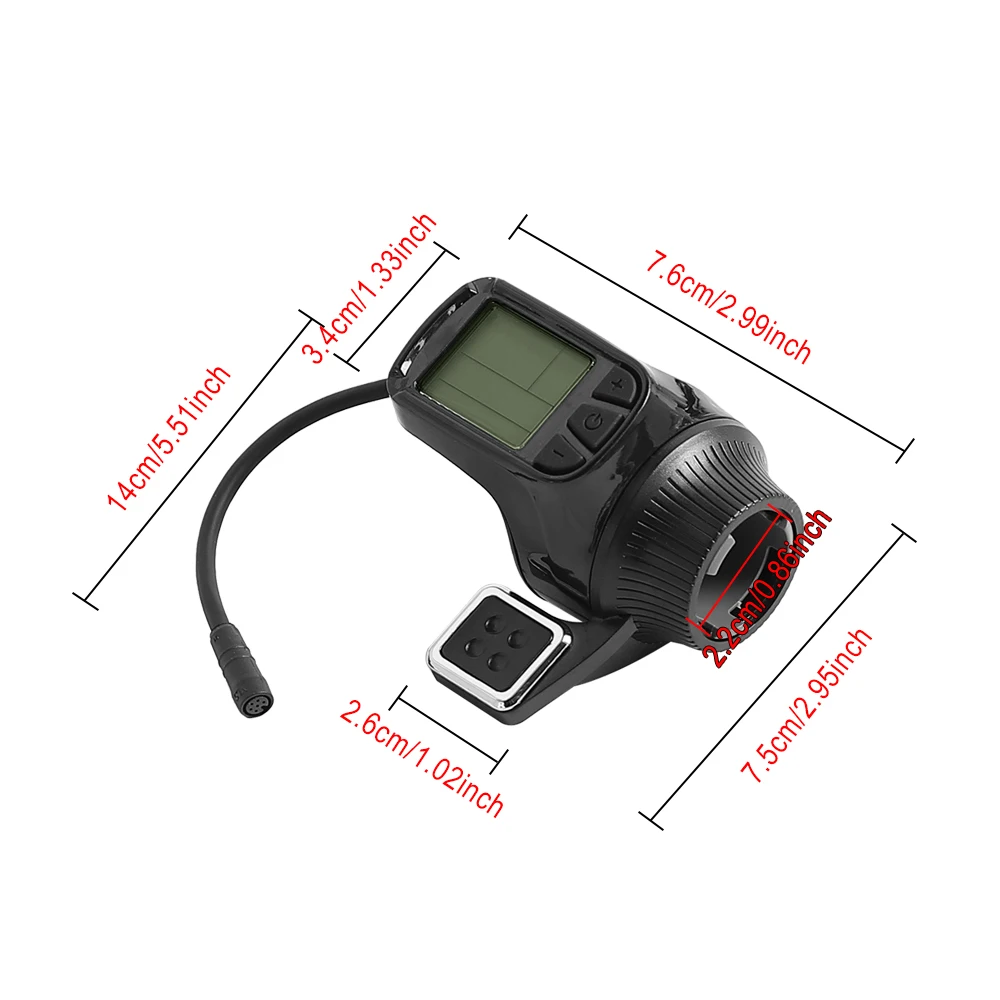 

LCD Display Panel Dashboard Thumb Accelerator Throttle Only for INOKIM 60V OX Electric Scooter Parts Accessories