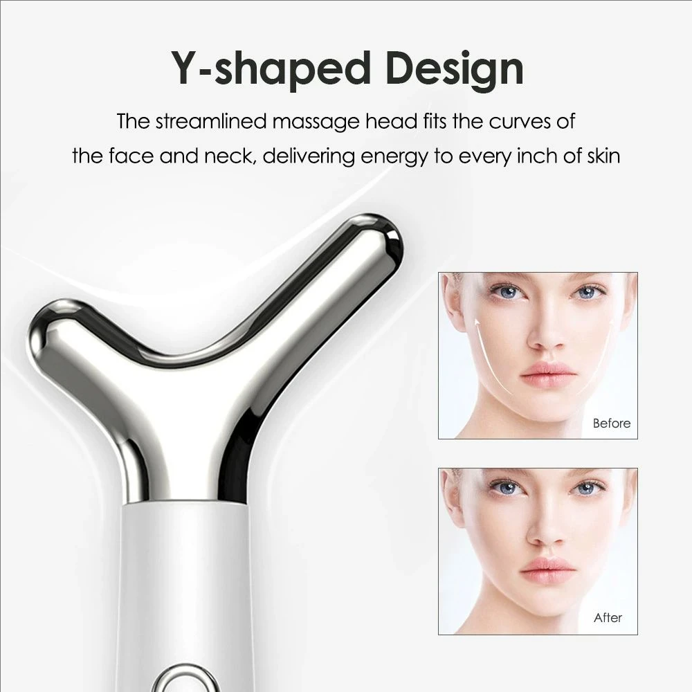 Gesichtsmassagegerät Hals Gesichts-Augenmassage V-Face Lifting Massagegerät Schönheit Hautstraffung Falten Anti Aging Gesichtsschlankheitsgerät