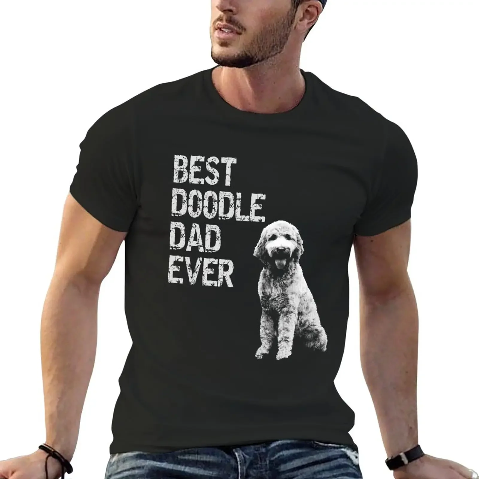 Best Doodle Dad Ever - Goldendoodle Dad Shirt Pet Owner Gift T-Shirt anime black t shirt quick drying t-shirt sweat shirts, men