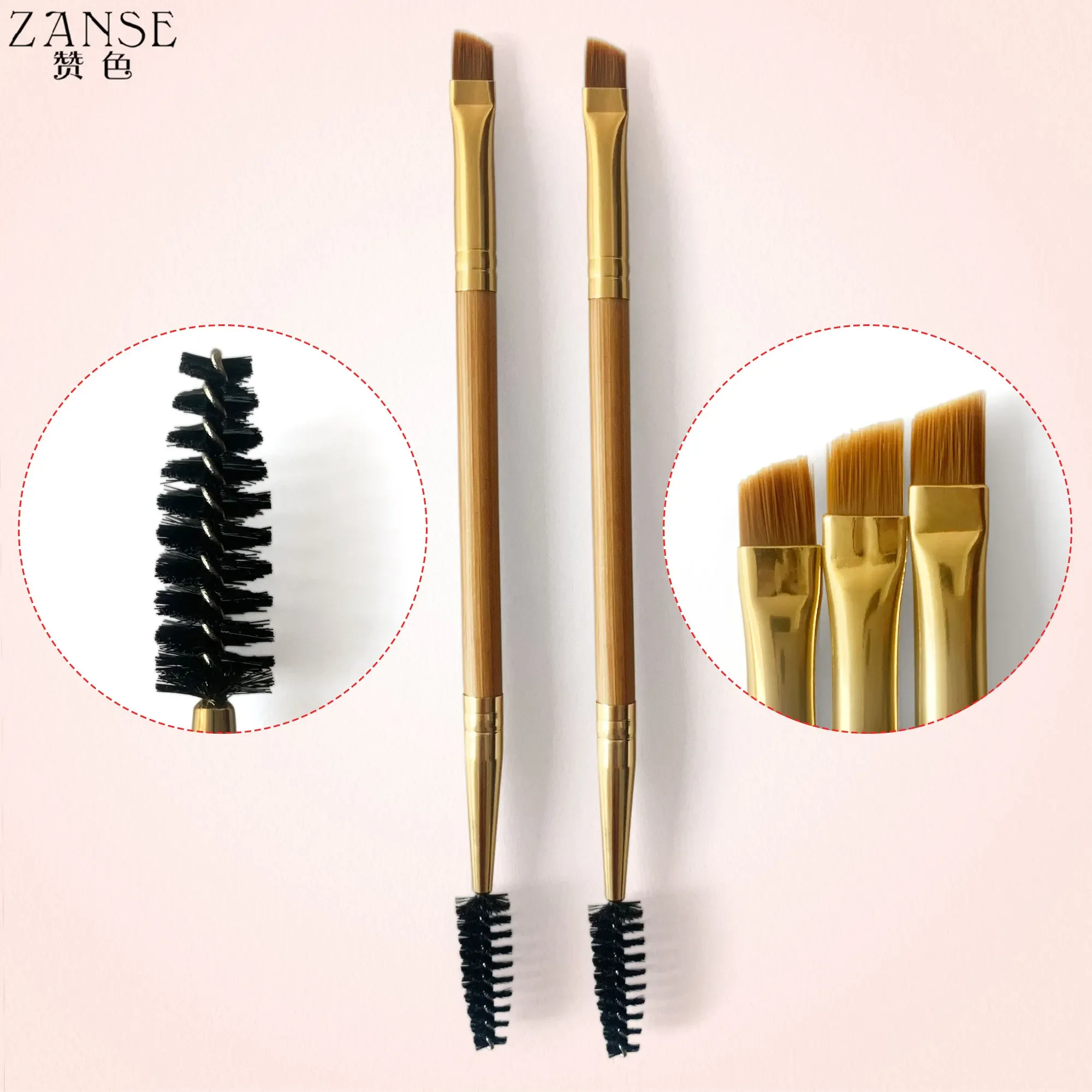 Brosse à cils pour sourcils, baguettes de mascara, applicateur de fard à barrage, cosmétique, outils de maquillage, 1 pièce