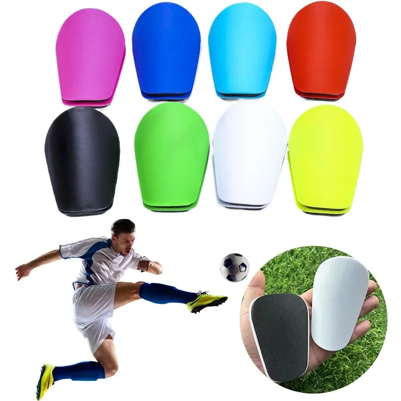 Mini espinillera resistente al desgaste, Protector de piernas de fútbol absorbente de golpes, espinillera de Entrenamiento de fútbol, tabla de vástago de Entrenamiento de fútbol, 1 par