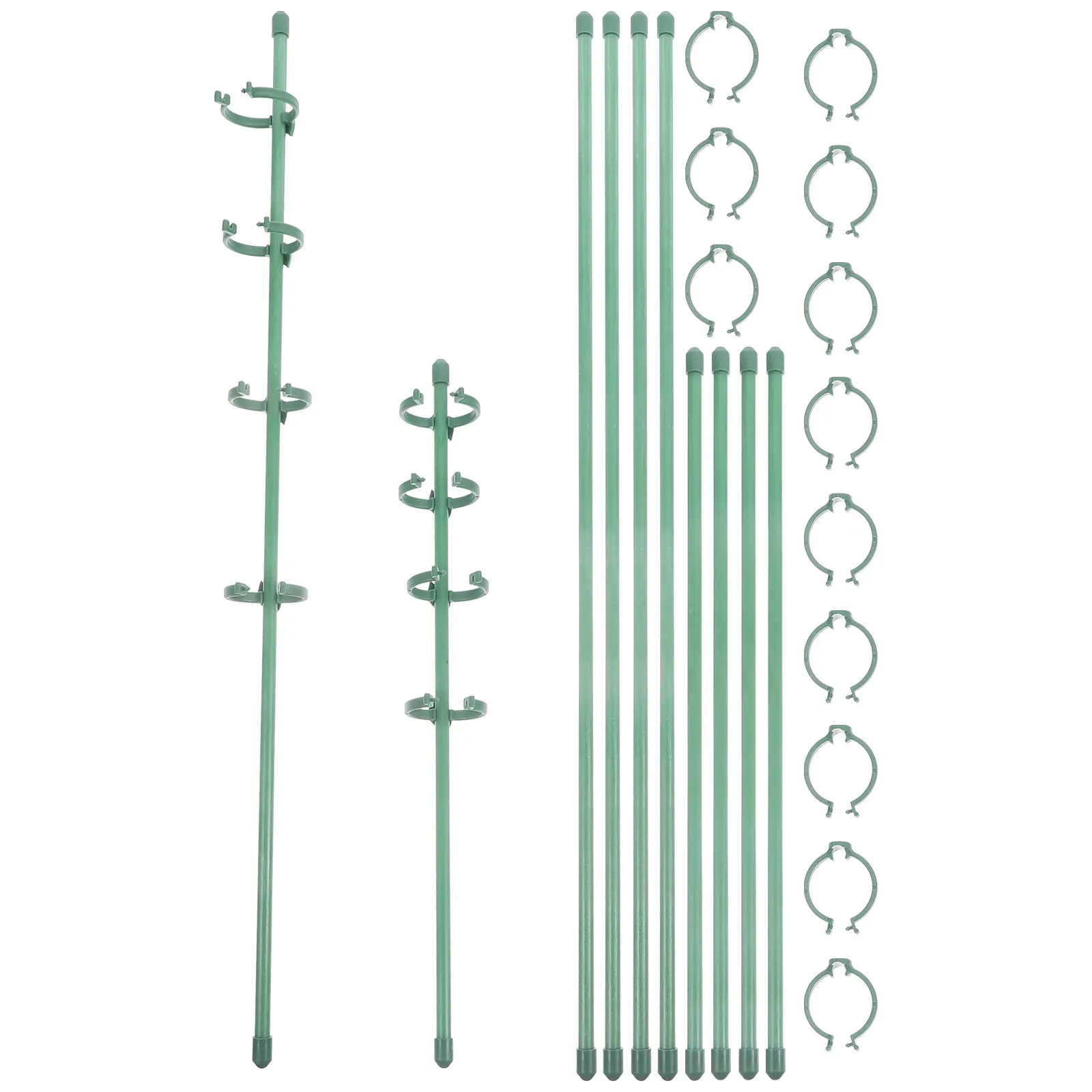 

1 set Garden Plant Support Stakes Sturdy Flower Single Stem Climbing Supplies For Tomatoes Orchids Potted Plants Outdoor