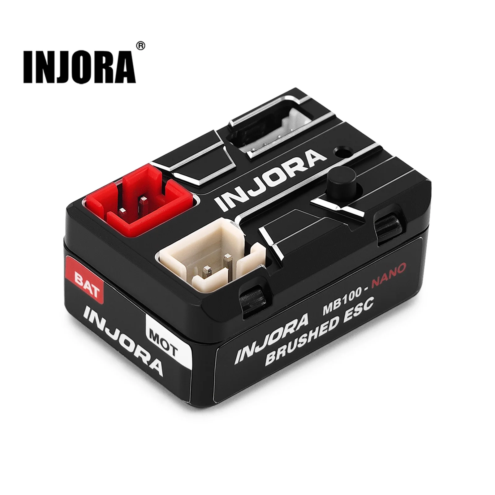 INJORA MB100 NANO Waterproof Brushed ESC 15A for 1/24 1/30 1/32 RC Crawlers SCX24 SCX30