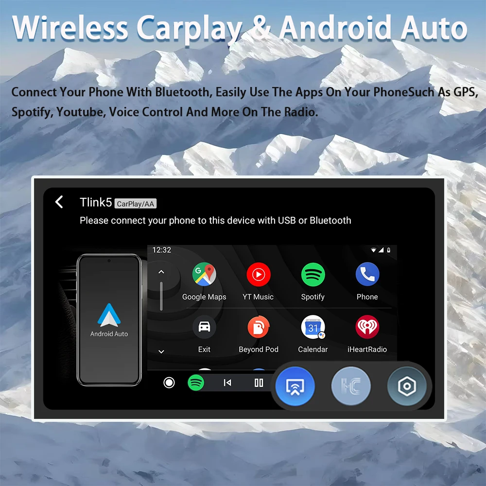 لشركة فولكس فاجن جولف GTR/جولف بلس/باسات (9 بوصة شاشة) راديو السيارة أندرويد 13 اللاسلكية Carplay مشغل فيديو الوسائط المتعددة لتحديد المواقع والملاحة