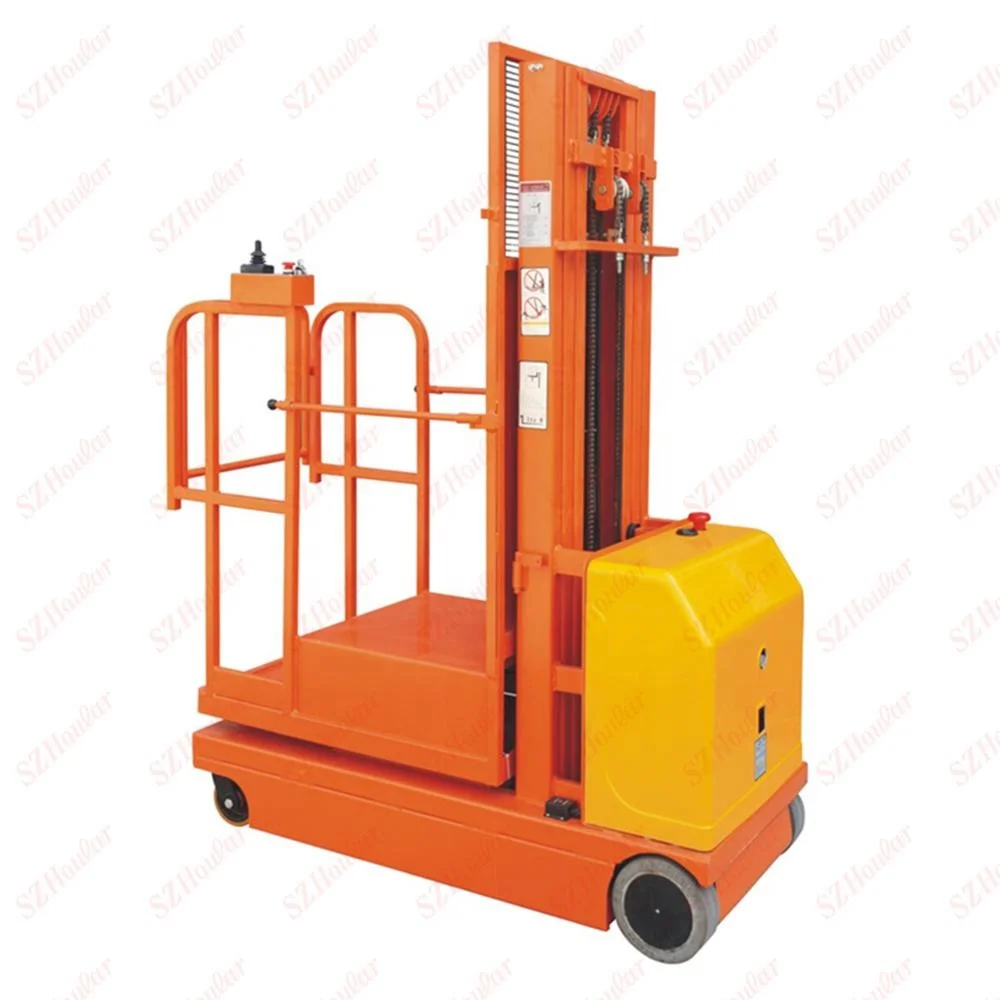 Semi Electric Aerial Order Picker Full Electrical Fruit Picker Electric Ladder Portable Cherry Picker For One Person