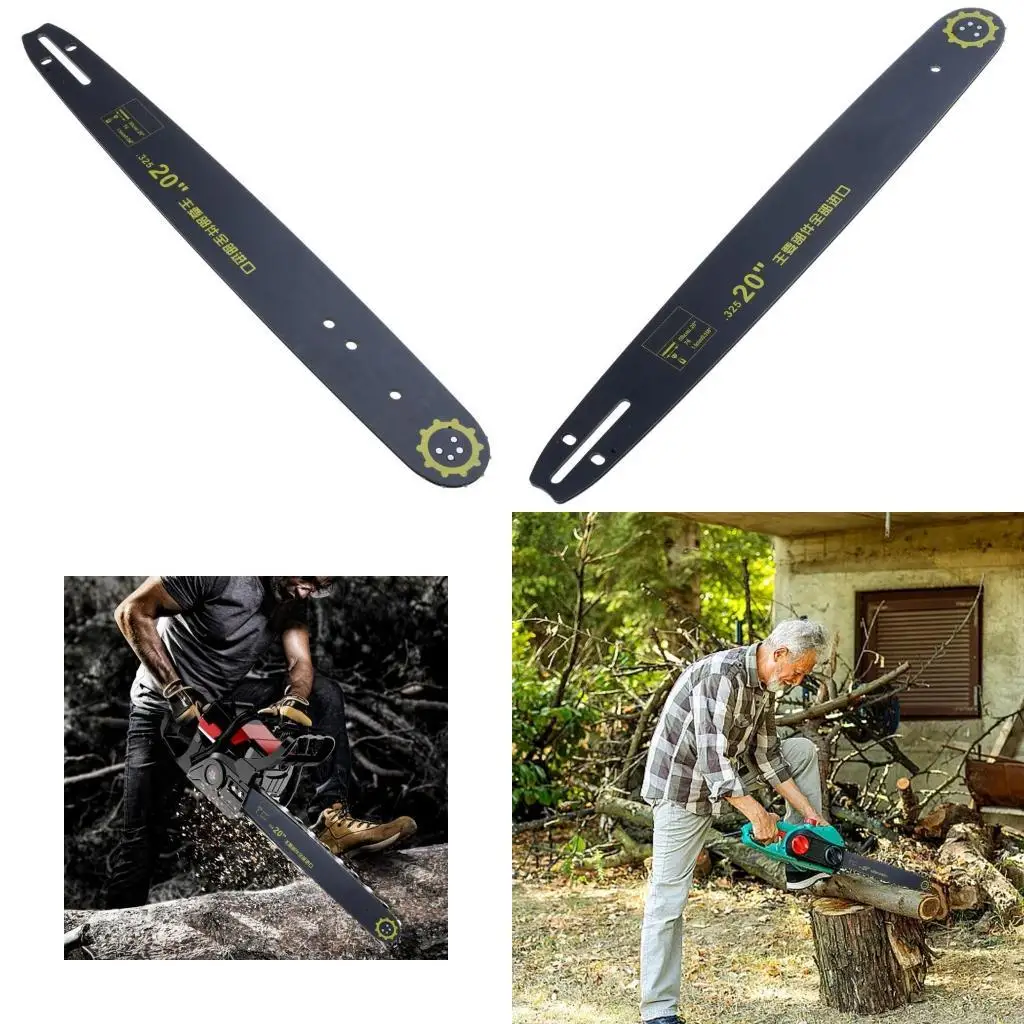 

R9UF 20Inch Length Chainsaw Bar Guide High Strength Manganese Steel For Long Lasting Durability And Easy Installation