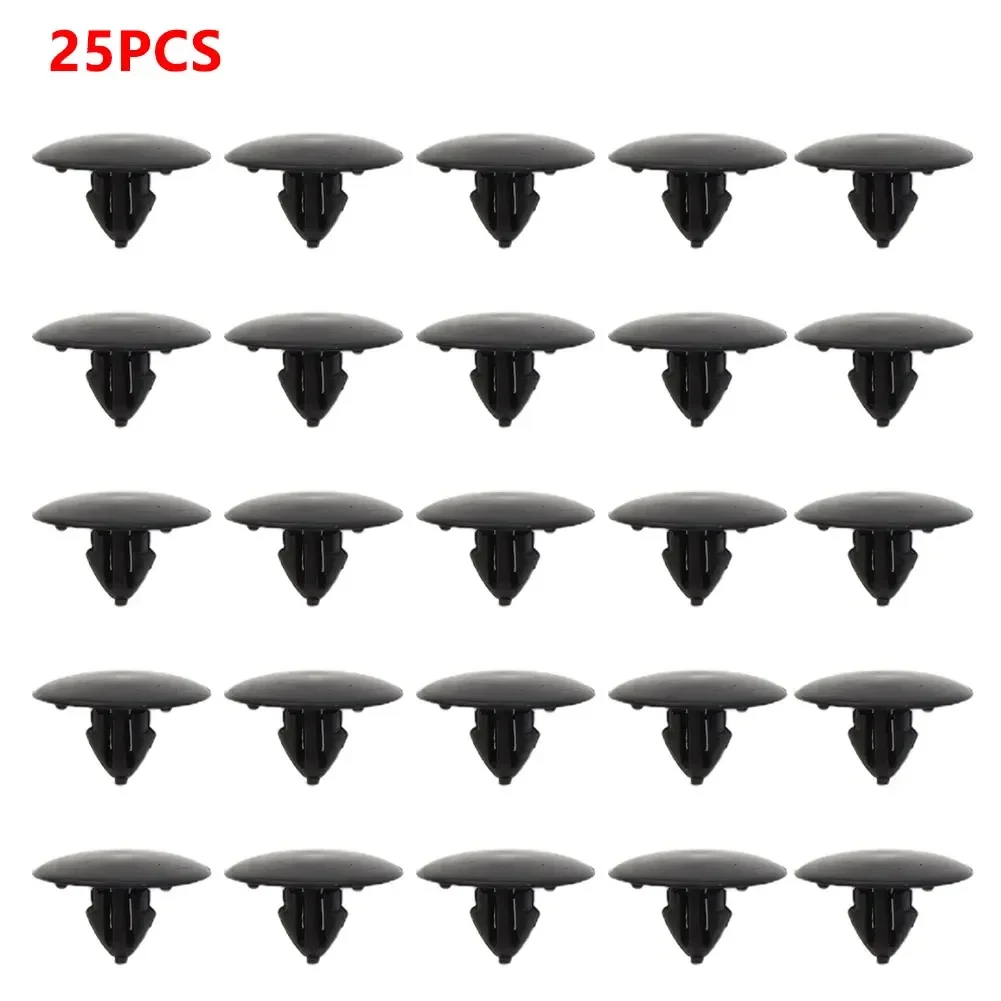 Hot Sale Tool Fixed Clip 90467-09050 Insulation Kits Parts Plastic 25 Pcs 25mm Accessories Black Clamps Fastener