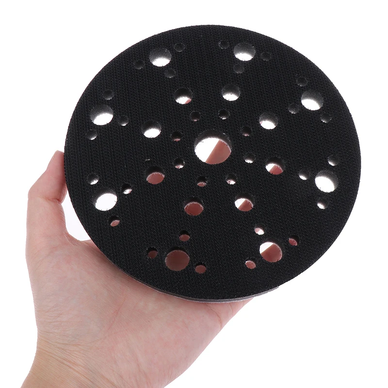 High Quality 6Inch 150mm 49-Hole Soft Sponge Interface Pad For Sanding Pads Hook Loop Sanding Discs Sander Backing Pads Buffer