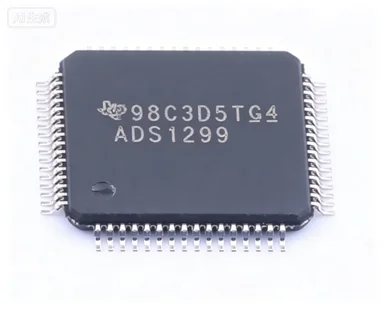 ADS1299IPAGR Analog-to-Digital Converter 24-Bit Resolution 1 MSPS Sampling Rate I2C Interface for Industrial Applications