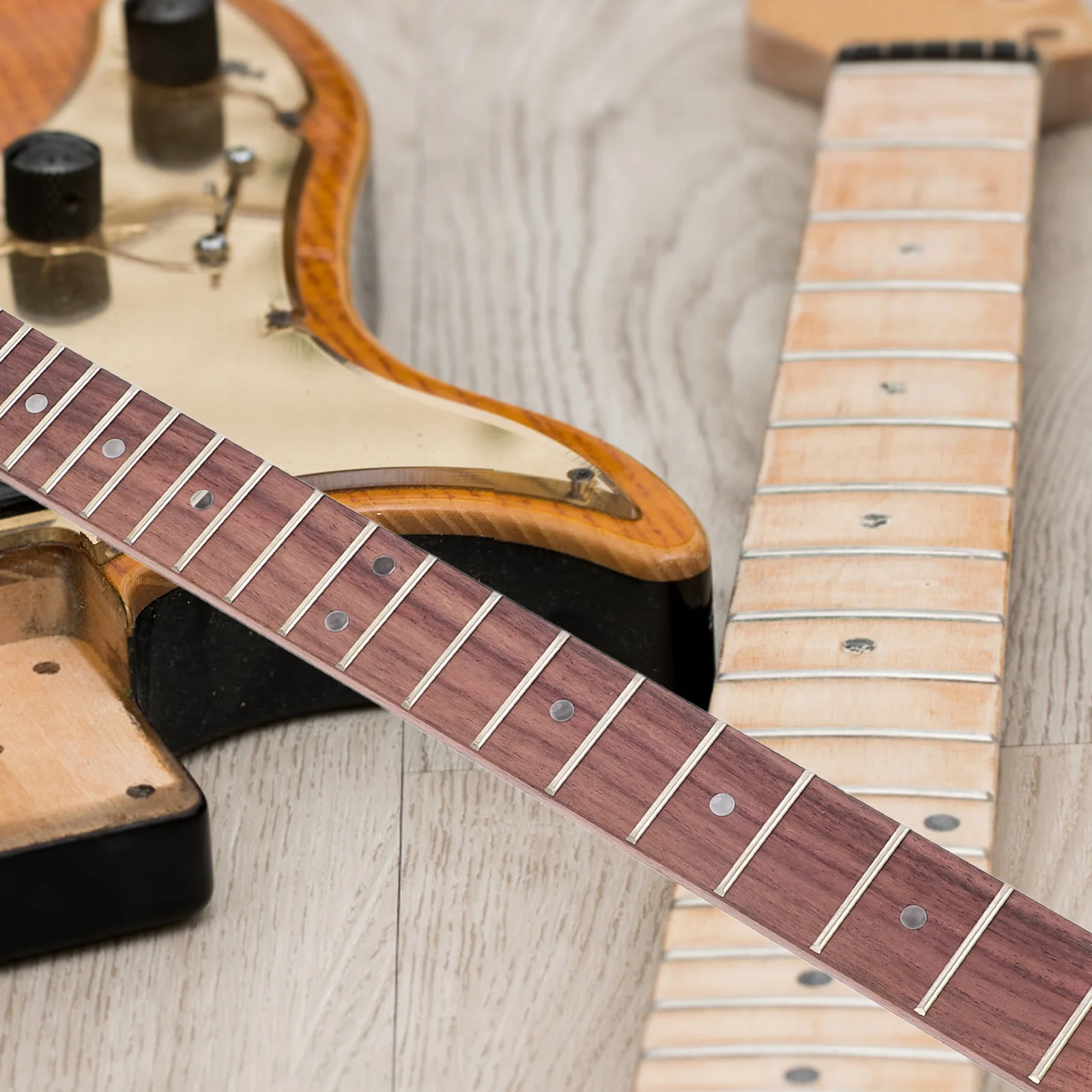 

Neck Wood Repair Part Supply Electric Parts Part String Neck Replacement Fretboard Accessory Wooden Fretboard Wood Electric