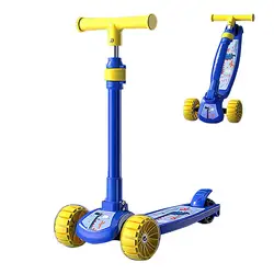 Kids Scooter Adjustable Height Adjustable Children Scooter With Foot Brake Boys And Girls Aged 2-12 Years Old Outdoor Cycling