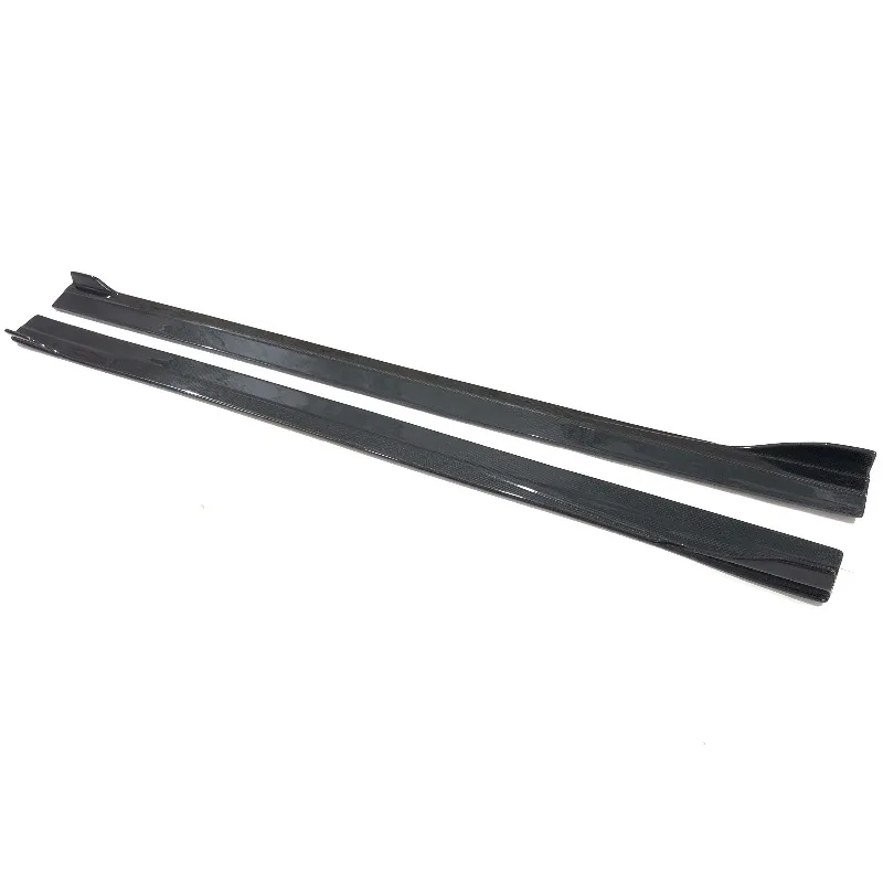 F Style High Quality Carbon Fiber Polished Finish Side Skirt Extensions -A-Class W177 CLA-Class W118 Car Body Kits