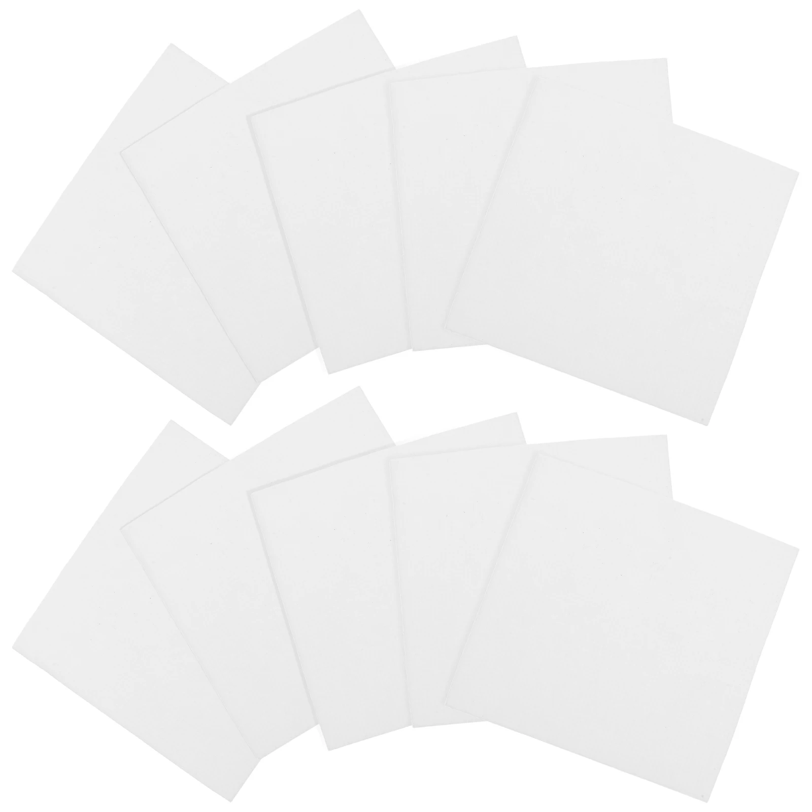 

50 Pcs Ceramic Fiber Kiln Paper High Temp Insulation Blanket Fireproof Gasket Material Microwave Furnace Clay Pottery