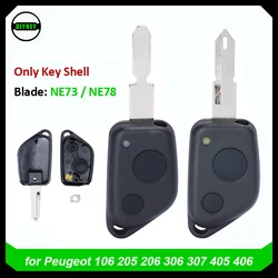 DIYKEY 2-przyciskowy pilot zdalnego sterowania do Peugeot 106 205 206 306 307 405 406 do Citroen Elysee Saxo Picasso NE73 /NE78