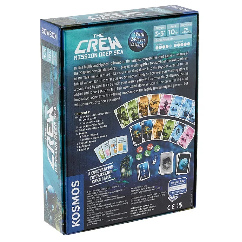 The Crew - Quest for Planet Nine Astronauts Full English Family Gathering Chessboard Game Entertainment Divination Card Game