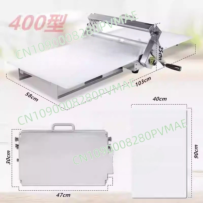 Household desktop folding manual crispy machine hand-crank crispy horn wrapping French egg tart skin forming machine