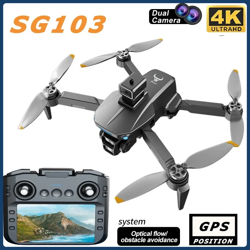 

Ultra Large SG103 Control PRO Drone 4K High-Definition Camera FPV Brushless Obstacle Avoidance Automatic Return Remote Control