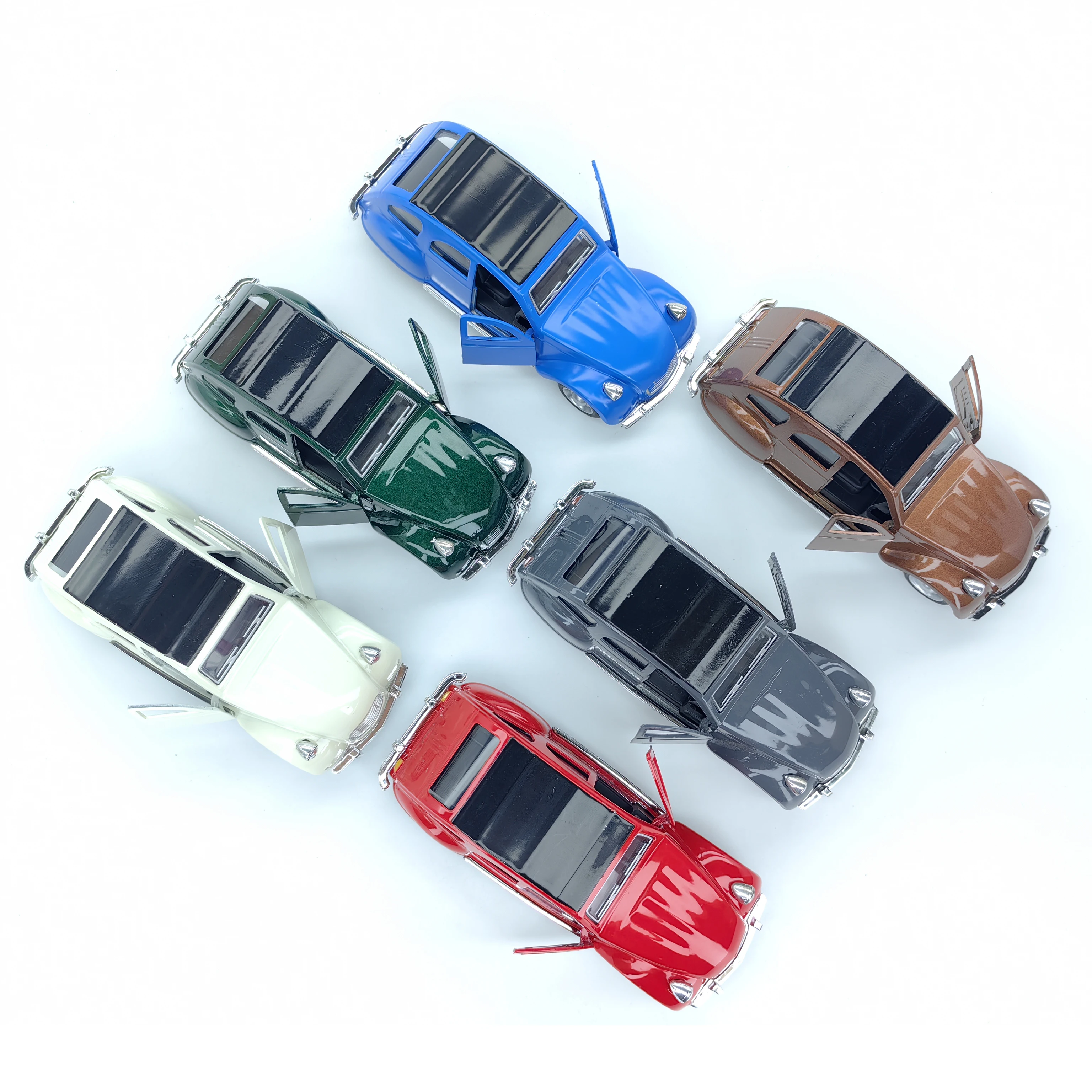 نموذج خمر سبيكة بيتل مقلد سيارة كلاسيكية للأطفال لعبة التراجع سيارة الصبي هدية سيارة صغيرة