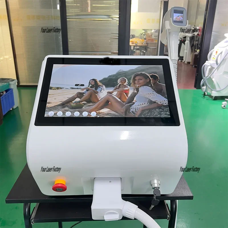 Máquina da remoção do cabelo do laser do diodo, laser Ijs Platina, 755 808 1064nm, 2022, Novo