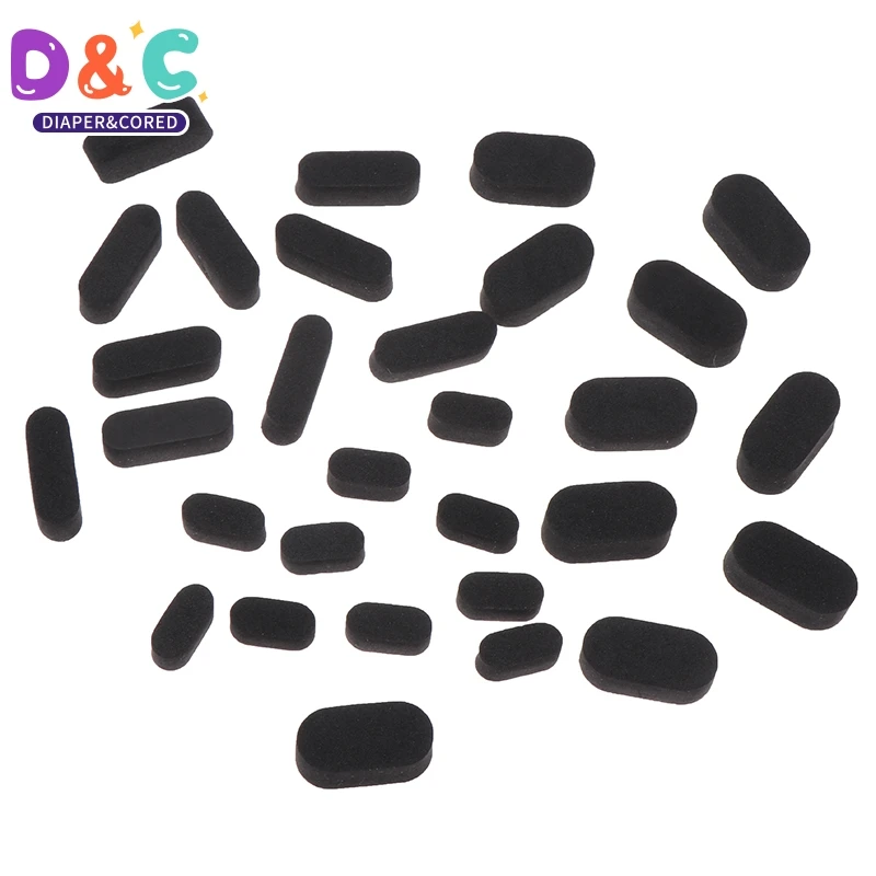 10Pcs For FPV RC Drone Frame Kit M3 Sponge Landing Gear Skids Mat Feet Anti-Vibration Shockproof EVA Sponge Mat For 180 210 250