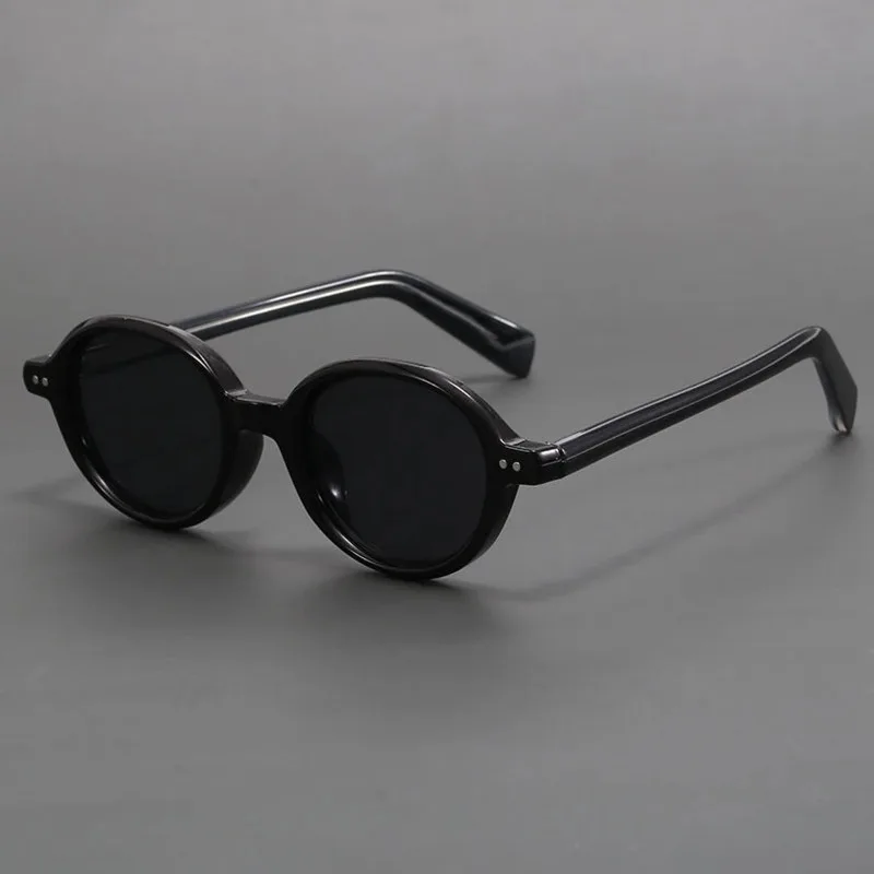 Sexy Small Oval Sunglasses For Women Brand Designer Fashion Luxury Shades UV400 Black Eyewear Men Acetate Sun Glasses view 5