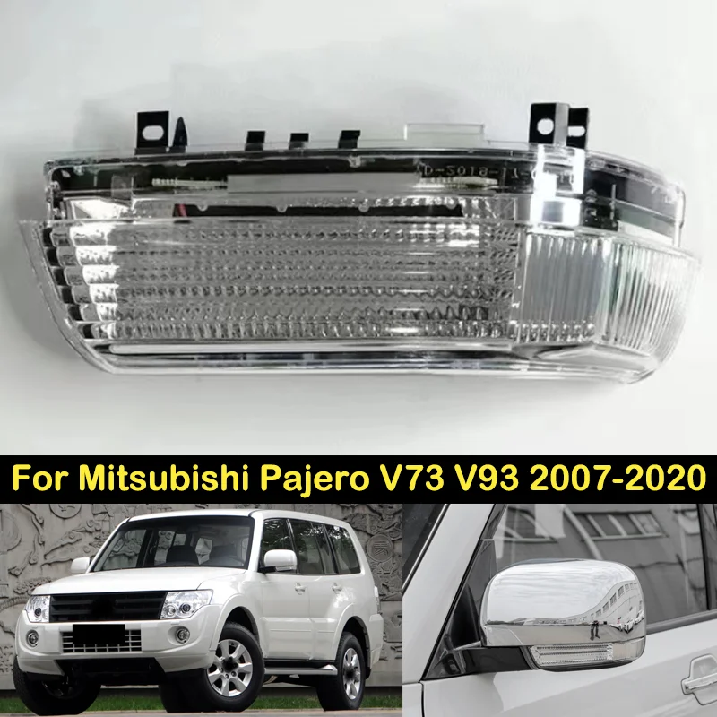 

DECHO Rearview Mirror Turn Signal light For Mitsubishi Pajero V73 V93 V87 2007-2020 Side Rear view Mirror Indicator light lamp