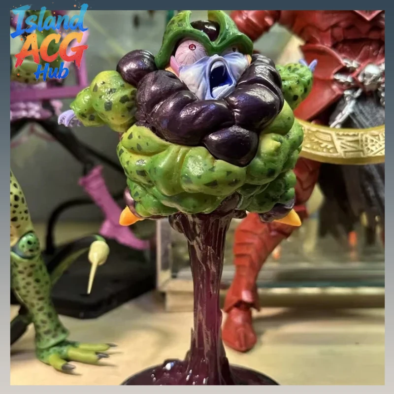 Figura de Anime Dragon Ball, Modelo Perfect Cell Self-Destruct Cell Core, Decoración de Escritorio para Fanáticos del Manga y Coleccionistas