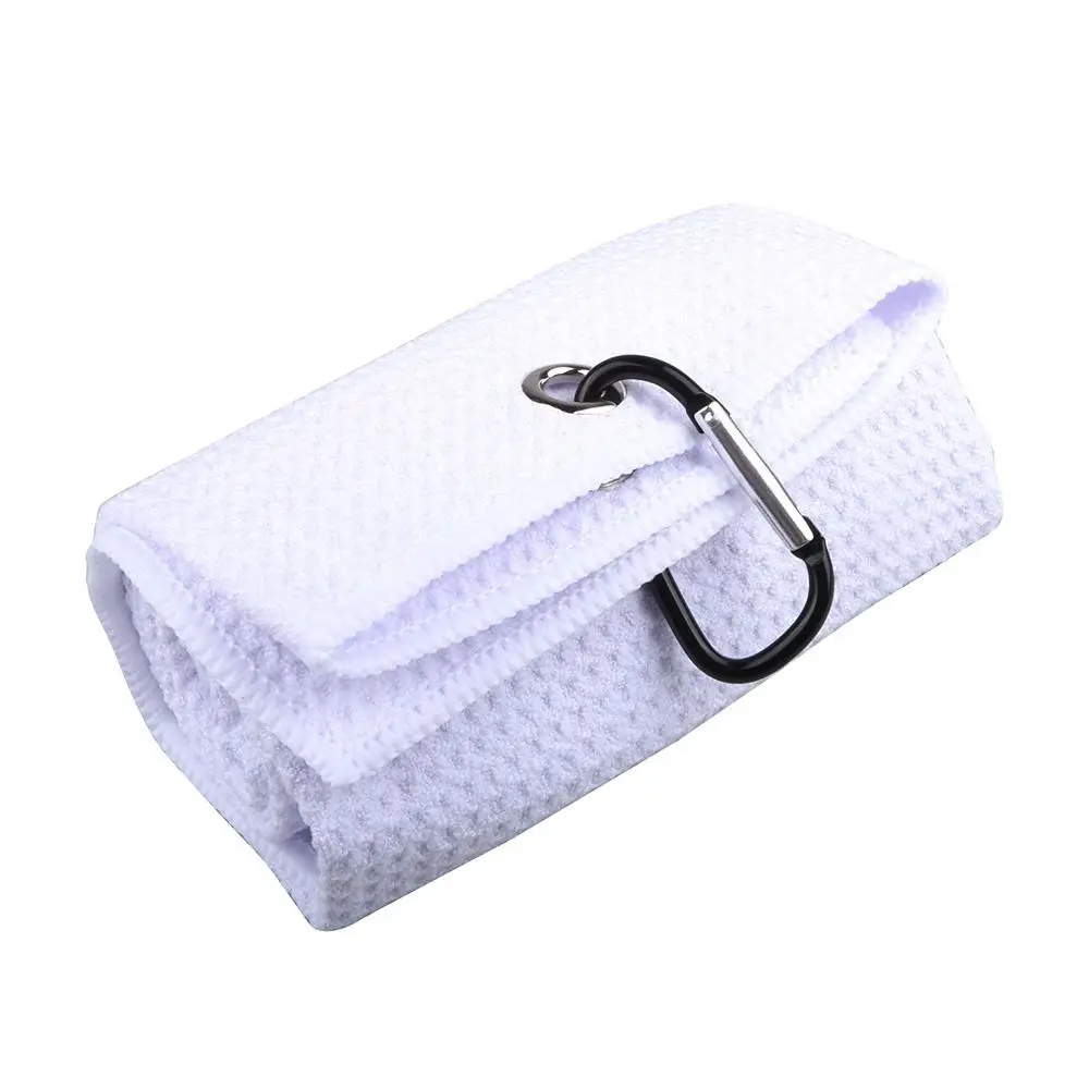 Cleaning Towel Carabiner Hook Golf Cleaning Set Head Groove Cleaner Set Golf Double-sided Cleaning Brush Golf Towel and Brush