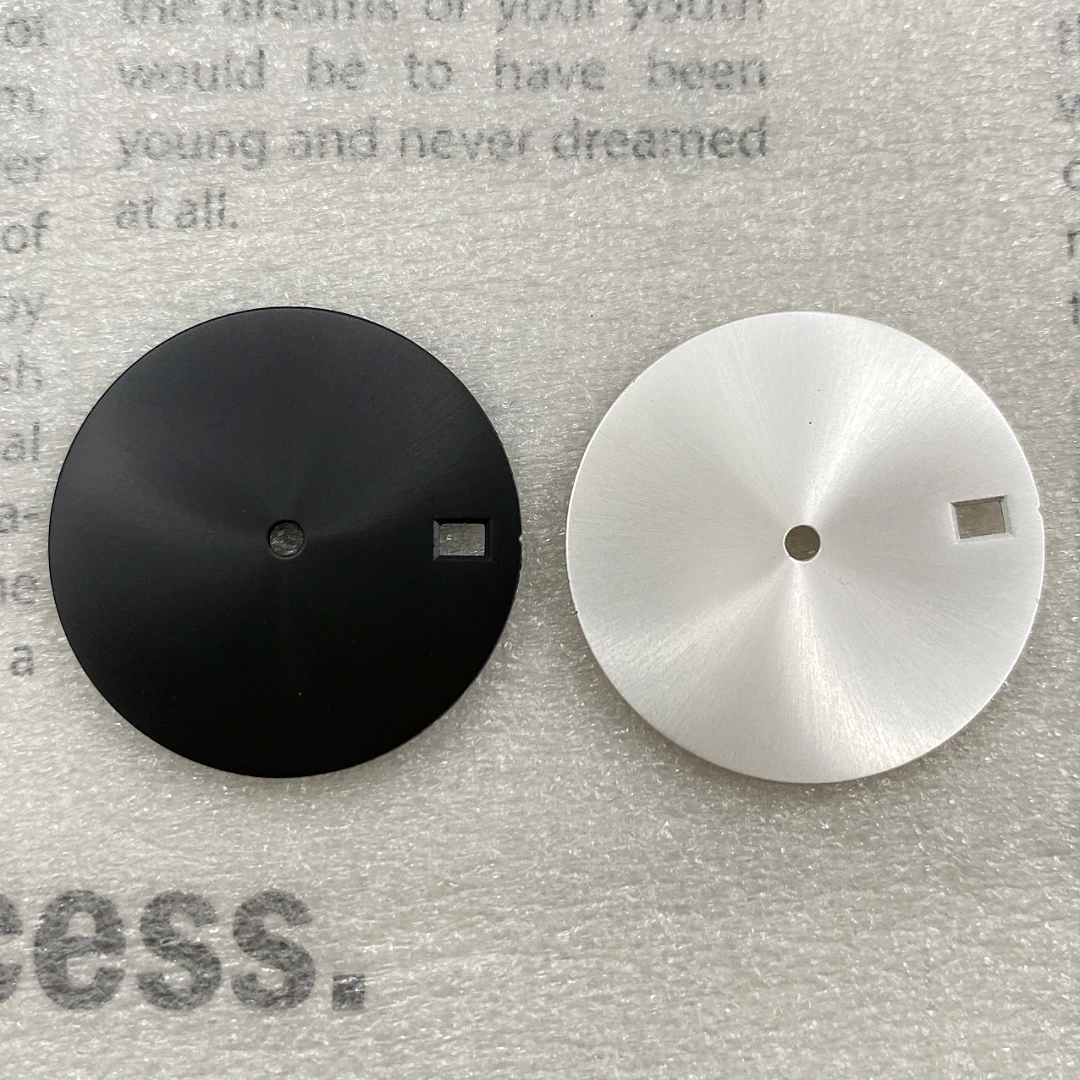 Custom LOGO Minimalist Wordless Watch Dial Modification No Scale Light Panel Literal Fit for NH35 Movement No Fluorescence Dial