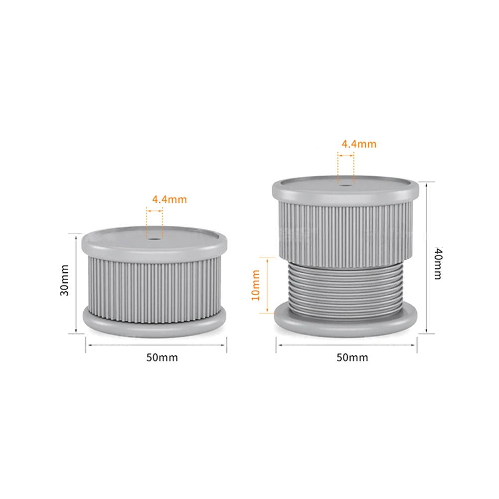 

Ножки для мебели, регулируемая высота, набор из 4 шт., с амортизирующим и нескользящим дном для надежной стабильности мебели