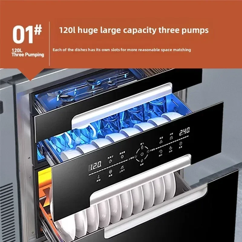 disinfection cabinet embedded small bar cabinet commercial kitchen high temperature drying household