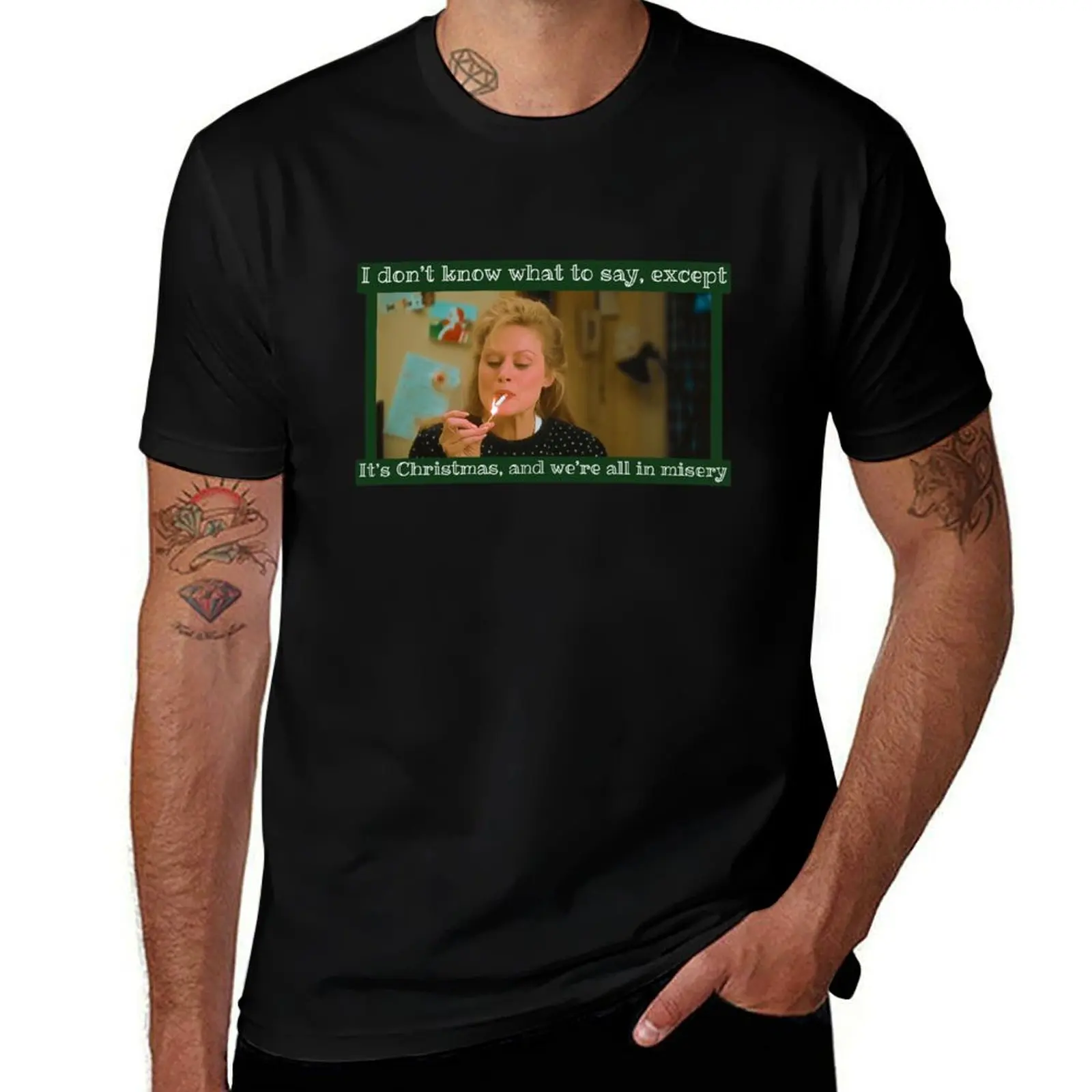 We’re all in misery / Christmas Vacation T-Shirt Quick Dry Outdoor Sports T-Shirt