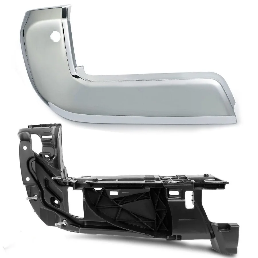 

Left Rear Bumper End Cap+Outer Extension Insert Bracket For Tacoma 16-23
