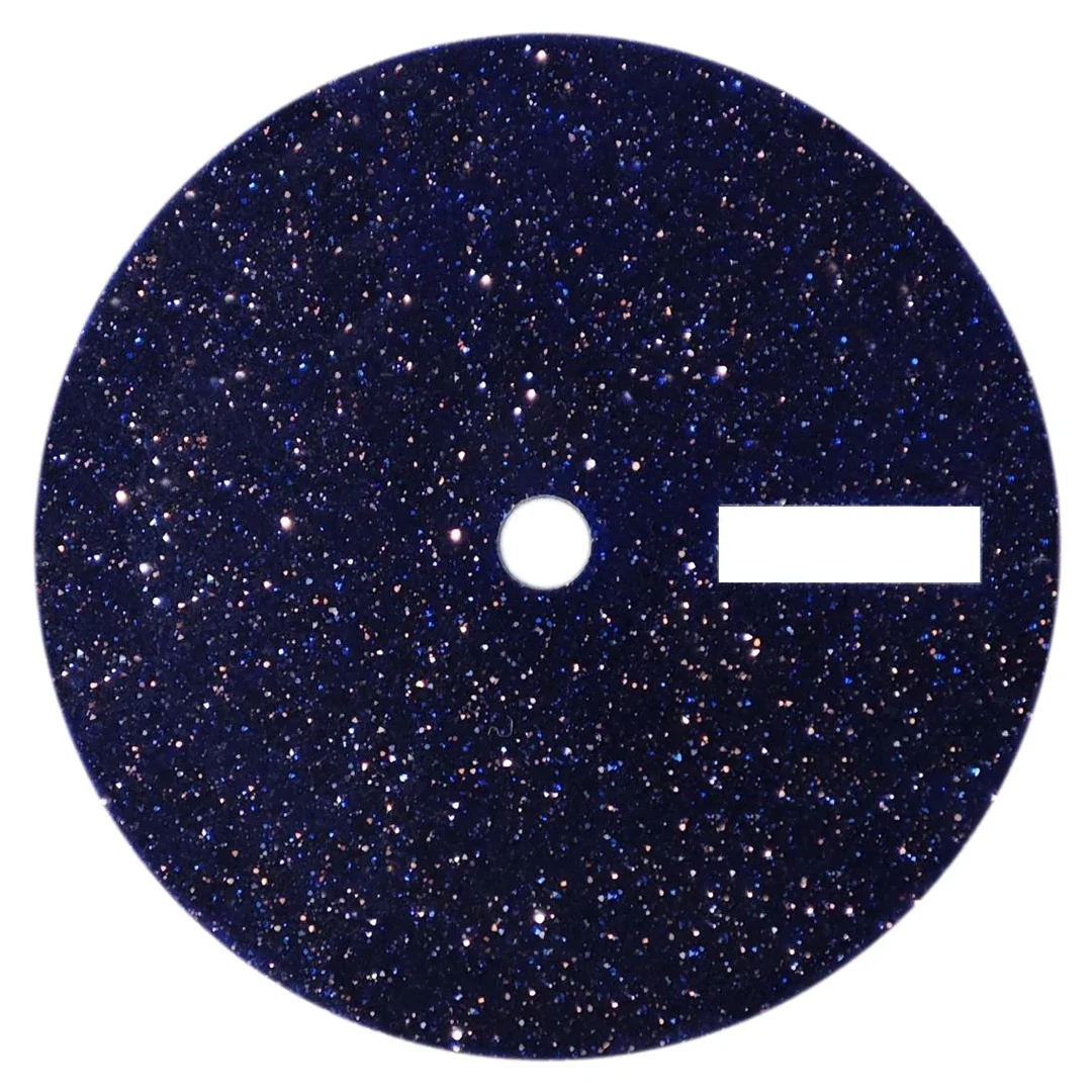 Starry Sky 28.5mm Watch Dial Black Blue Suitable for NH35 NH36 Automatic Movement Modification Watch Accessories