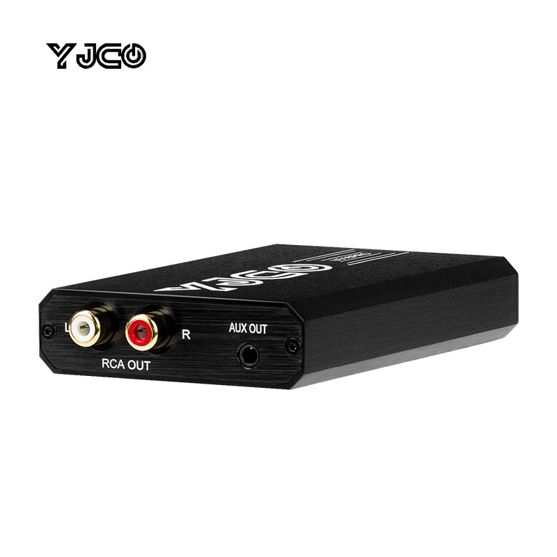 YJCO U316Pro XMOS XU316 USB Digital Interface Hi‑Fi Lossless Audio DAC Decoder ES9039Q2M DSD256 PCM 384kHz RCA 3.5mm AUX Output