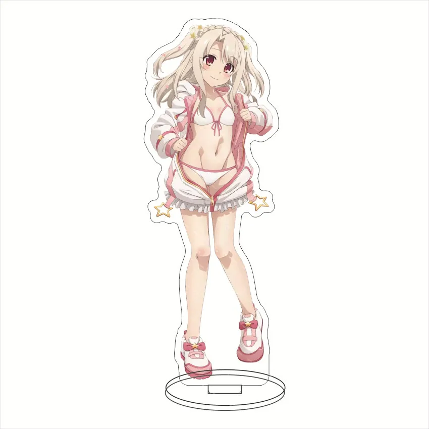 

HOT Anime Fate kaleid Liner Anime Peripheral Illya Chloe Miyu Desktop Decoration Kawaii Acrylic Figure Stand Collect Toy Gifts