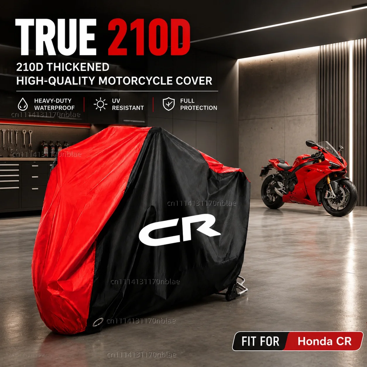 

For Honda CR80R CR85R CR125R CR250R CR 80R 85R 125R 250R All Year 210D Motorcycle Cover Waterproof Dustproof UV Rain Cover