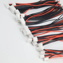 10Pcs JST XH 1s 2s 3s 4s 5s 6s 7s 8s Battery Balancing Charge Plug Silicone Wire JST XH Female Cable 200mm 22AWG for RC Parts